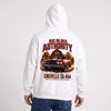 Sweat Chevrolet Chevelle SS 454 Big Block Authority blanc porté de dos