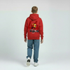 Sweat F1 enfant Lewis Hamilton rouge – coupe droite et logo Ferrari racing