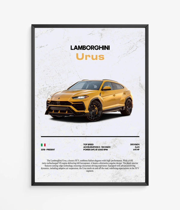Lamborghini Urus Poster