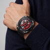 Porsche 911 watch worn on the wrist