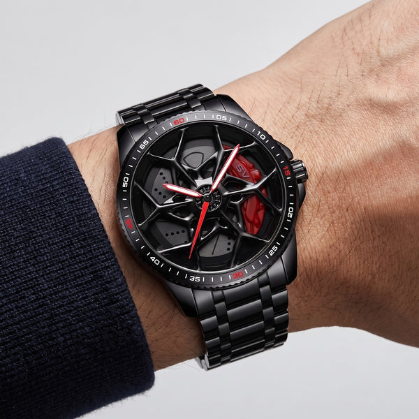 Lamborghini SV watch worn on the wrist