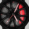 Close-up of the wheel and the TYPE R engraved caliper, Honda Type R watch