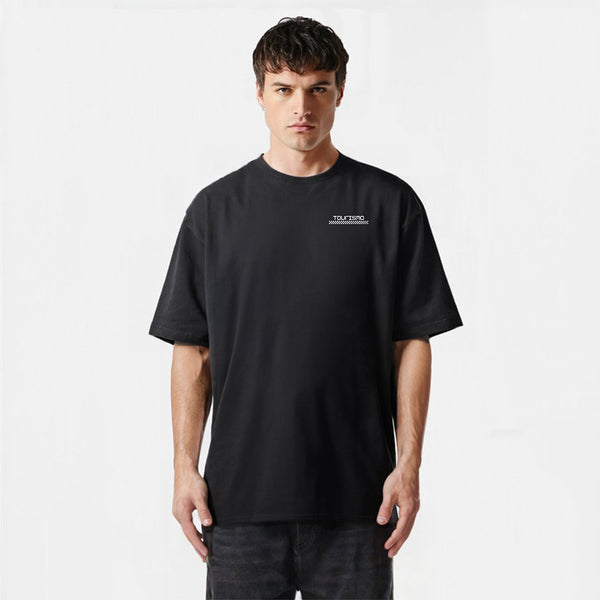 t-shirt noirF1 mercedes noir et vert de face