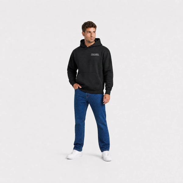 Sweat Bentley Blower The Art Of Adventure noir vu de face en plan large avec logo Tourismo