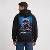 Sweat F1 Franco Colapinto noir à capuche vu de dos avec design Signature Alpine A526