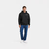 Sweat Toyota Fj Cruiser Outside All Day noir vu de face en plan large avec logo Tourismo
