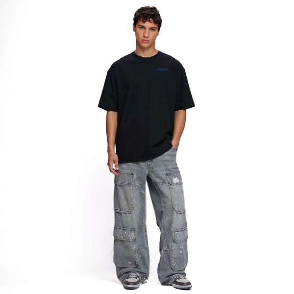 tourismoclothing team driver t-shirt noir de face