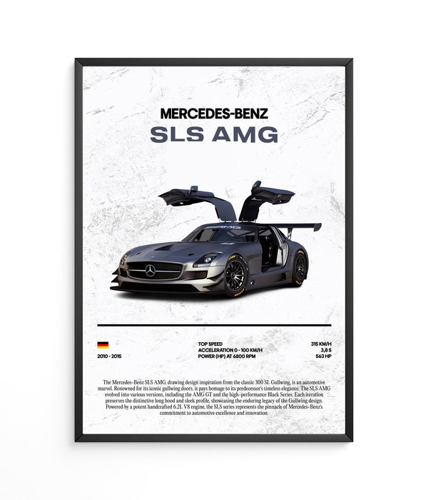 Mercedes-Benz SLS AMG Poster