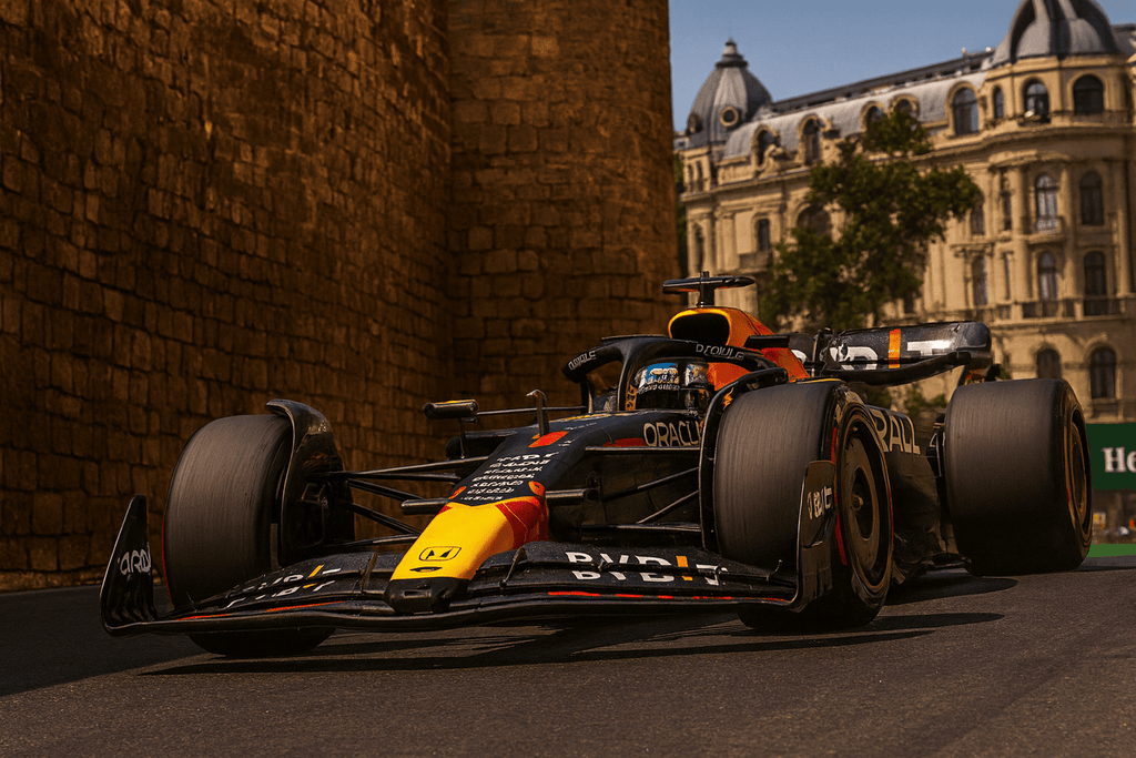 Illustration de l'article Tourismo : Grand Prix d’Azerbaïdjan 2025 : Verstappen en maître, Piastri à terre, Williams renaît