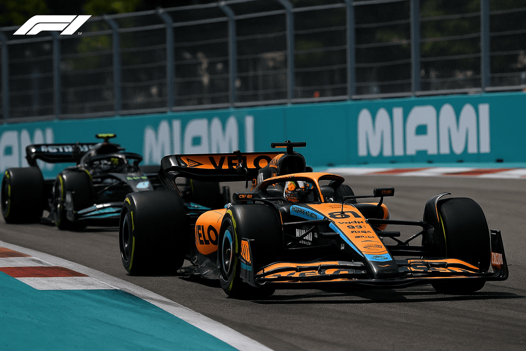 Illustration de l'article Tourismo : Grand Prix de Miami 2025 : Piastri magistral, McLaren fait le show en Floride