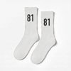 Oscar Piastri 81 Socks, white