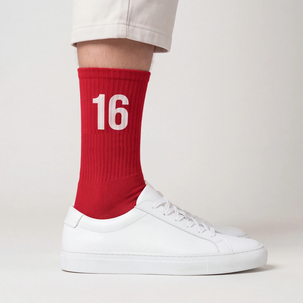 Charles Leclerc 16 Socks, racing red