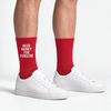 Need Money For Porsche Socks, racing red