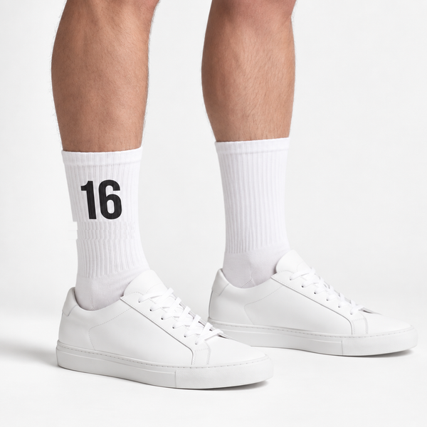 Charles Leclerc 16 Socks, white