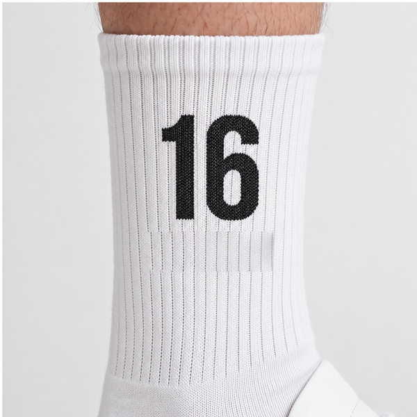 Charles Leclerc 16 Socks, white