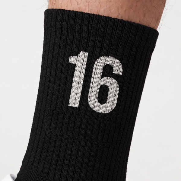 Charles Leclerc 16 Socks, black