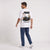 T-shirt Chevrolet Chevelle SS 396 Street-Born Power blanc vu de dos
