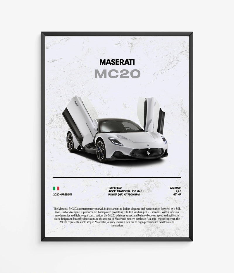 Maserati MC20 Poster, view 2