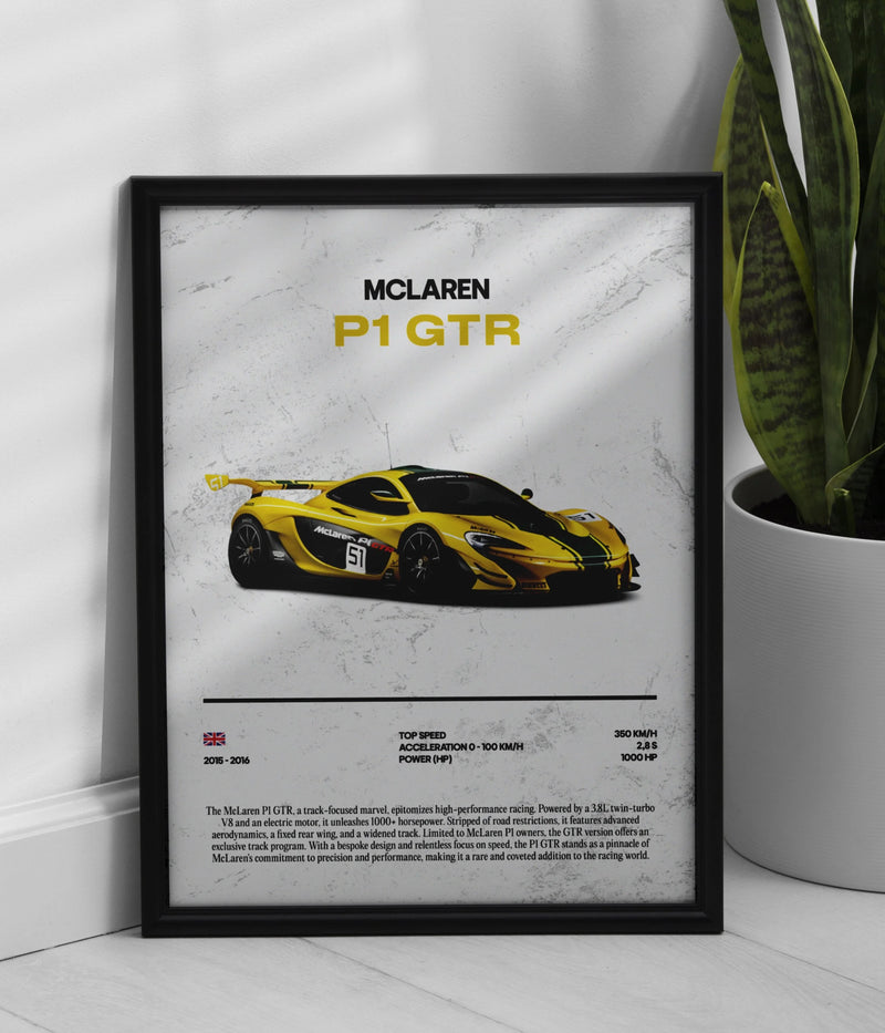 McLaren P1 GTR Poster, view 1