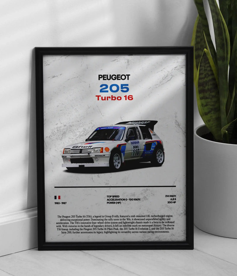 Peugeot 205 Turbo 16 Poster, view 1