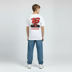 Charles Leclerc Kids' T-shirt Number 16 Ferrari Edition