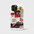 Coque iPhone transparente Tourismo Clothing avec collage racing Charles Leclerc F1