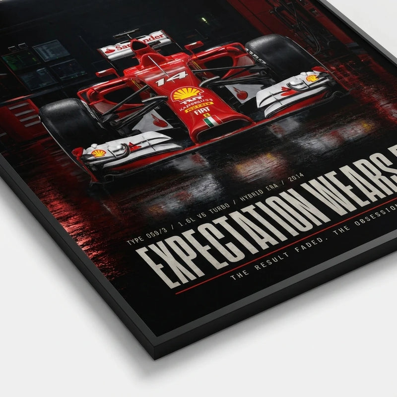 Ferrari F14T Formula 1 2014 Poster, view 2