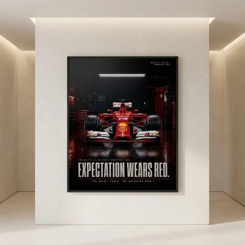 Ferrari F14T Formula 1 2014 Poster, view 3