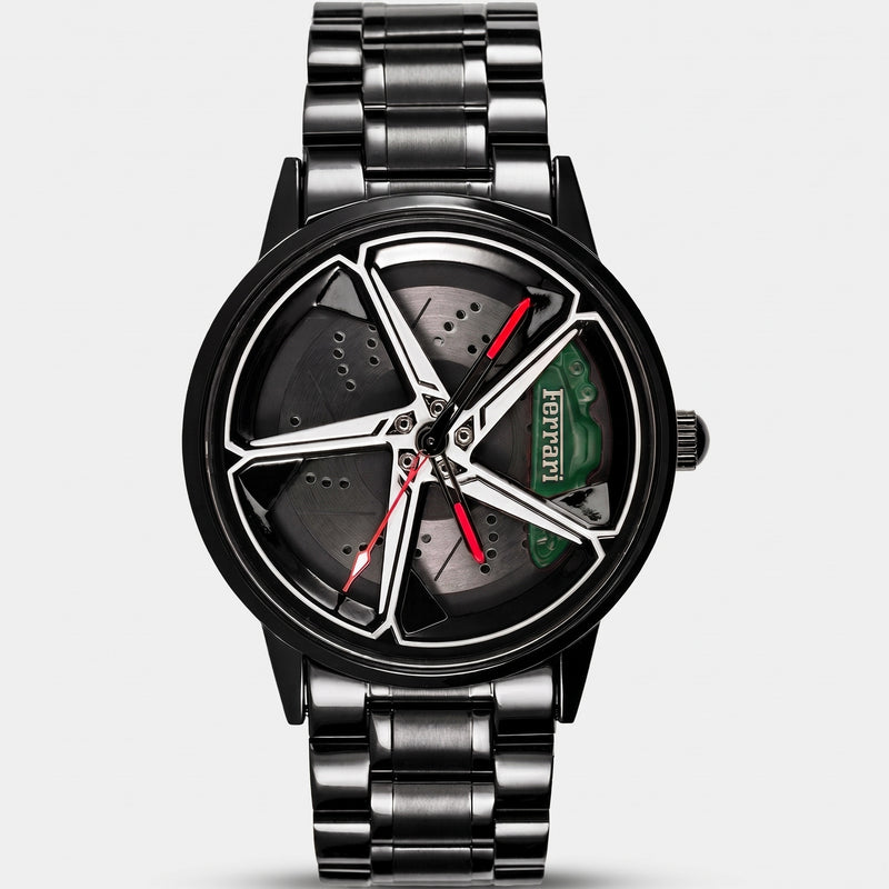 Ferrari 488 Watch, green caliper
