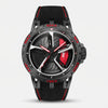 Audi RS 3 Watch, black and red, front view