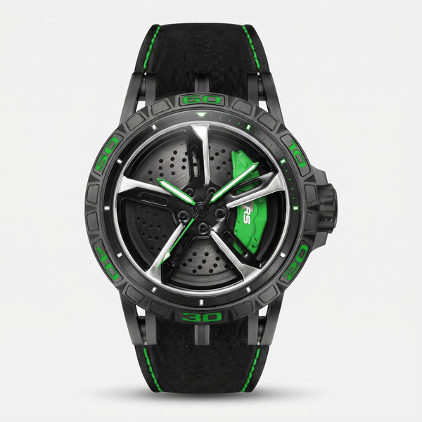 Audi RS 3 Watch, colour black and green