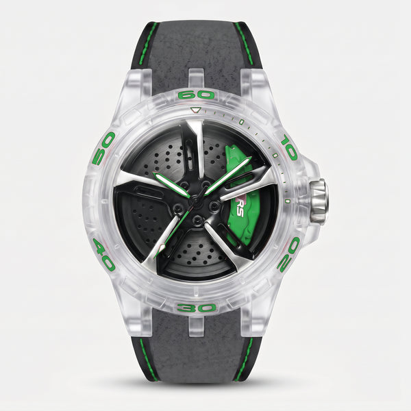 Audi RS 3 Watch, colour transparent and green