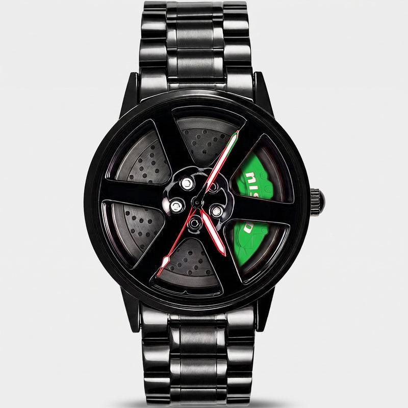 Nissan GT-R Watch, green caliper