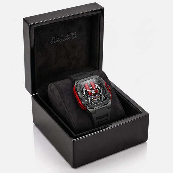 V12 Engine Watch in its Tourismo box