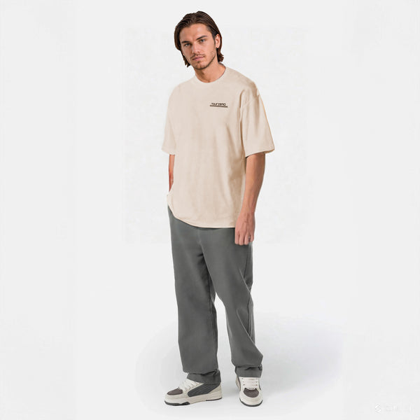 T-shirt Need Money For Porsche GT3 Rs Blanche beige de Face