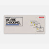 Charles Leclerc We Are Checking Mouse Mat — flat view of the mat.
