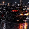 Black Lamborghini Aventador SVJ Mouse Mat — close-up of the printed design.
