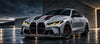Mouse Pad BMW M4 CSL, close-up of the printed design