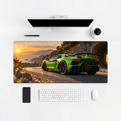 Mouse Pad Lamborghini Aventador SVJ Verde Mantis