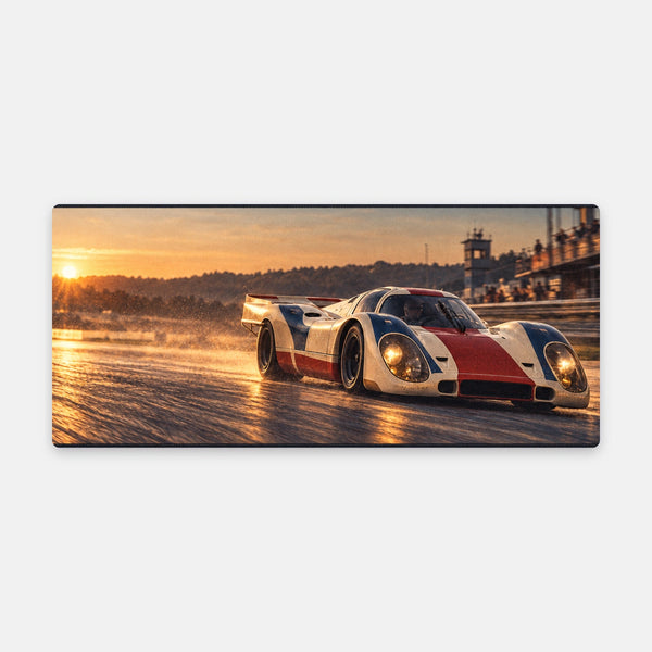 Mouse Pad Porsche 917K Le Mans 1970, flat view of the mat