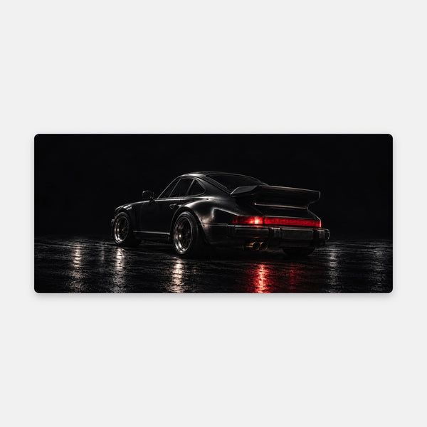 Mouse Pad Porsche 930 Turbo, flat view of the mat