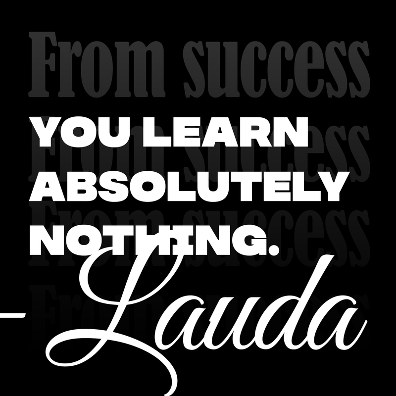 Canvas "From Success – Niki Lauda", view 2