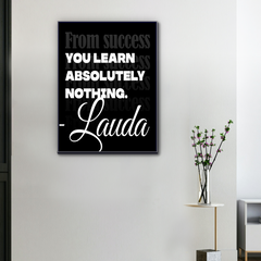 Canvas "From Success – Niki Lauda"