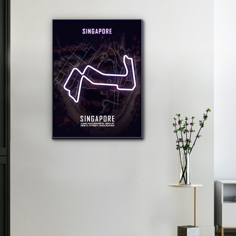 Singapore F1 Circuit Canvas, view 1