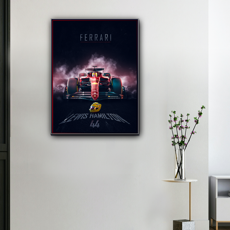 Lewis Hamilton F1 Canvas, view 1