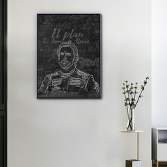 F1 Fernando Alonso The Plan Canvas