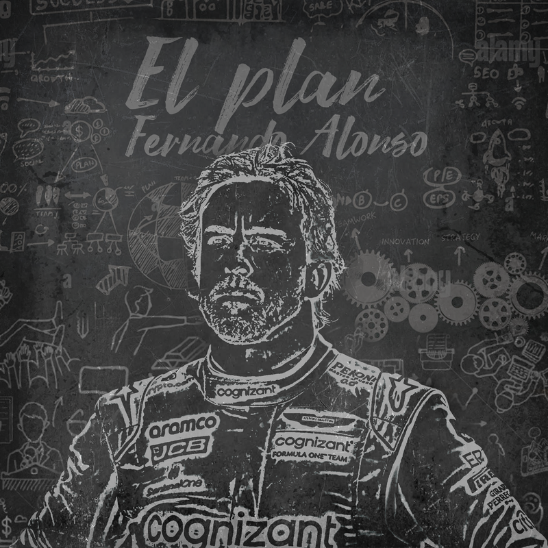 F1 Fernando Alonso The Plan Canvas, view 2