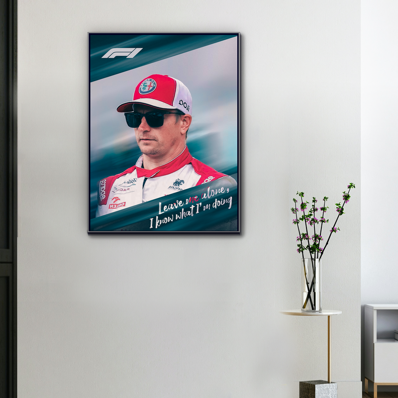 F1 Kimi Räikkönen Canvas, view 1