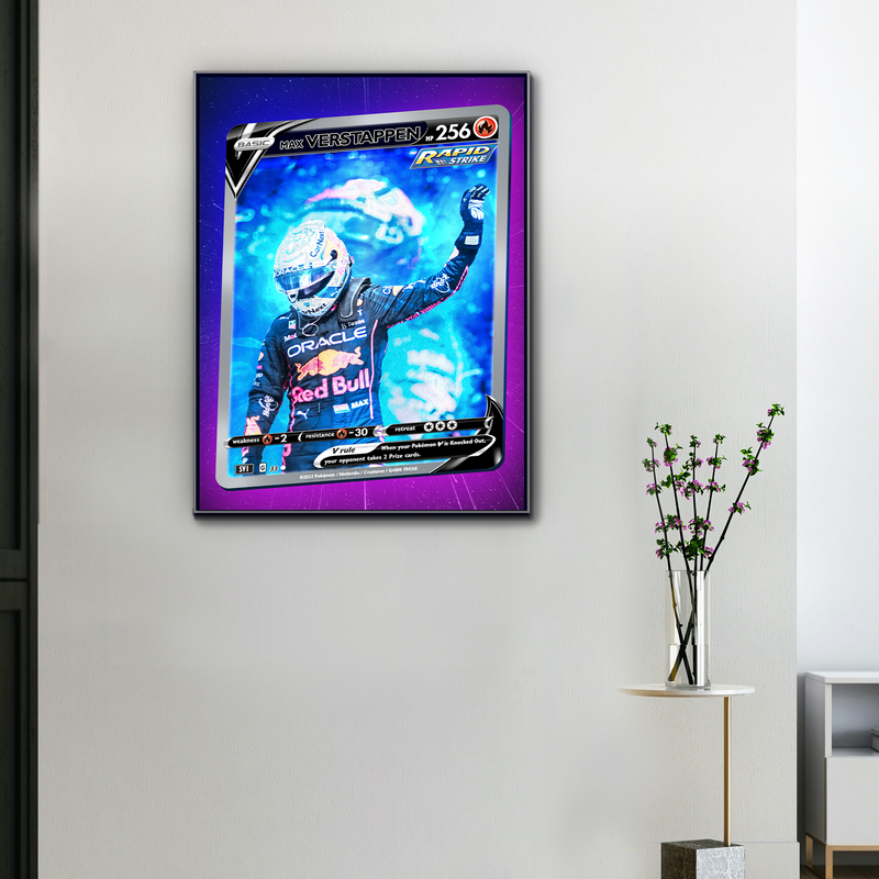 F1 Max Verstappen Legendary Card Canvas, view 1