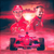 Toile F1 Michael Schumacher et Rubens Barrichello, accrochée au mur, ambiance rouge Ferrari F2004, duo de pilotes légendaires